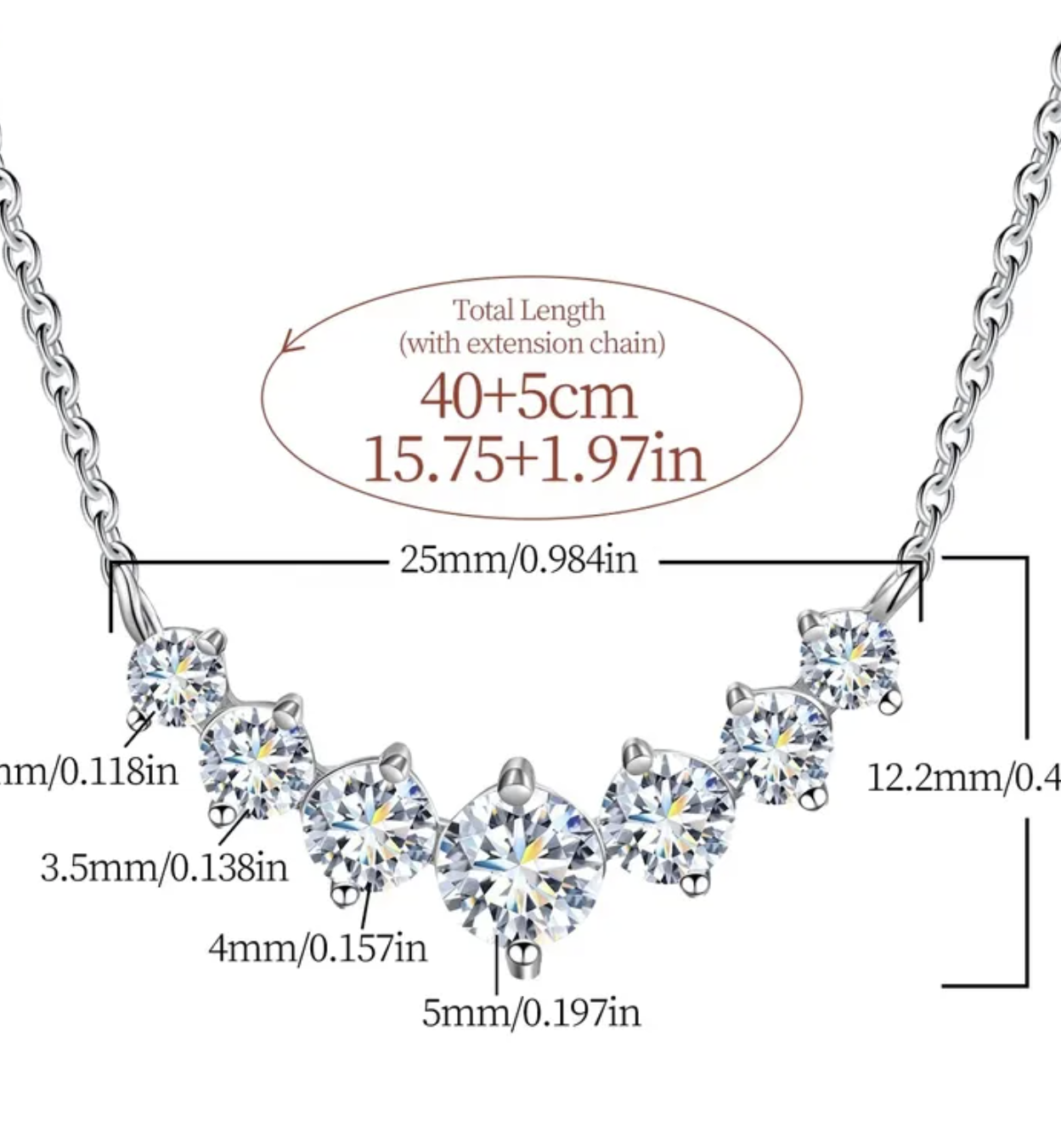 Eternal Radiance Moissanite Necklace